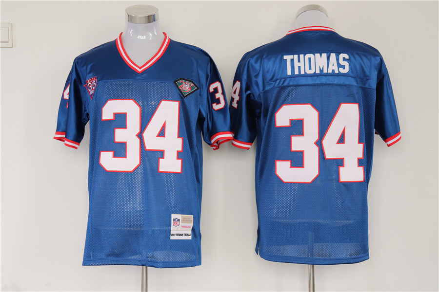 Men's Buffalo Bills Thurman Thomas Mitchell & Ness Blue Legacy Jersey